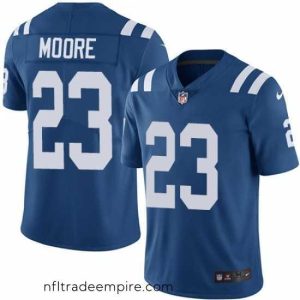 Alluring Men's Nike Indianapolis Colts #23 Kenny Moore Royal Blue Team Color Vapor Untouchable Limited Player NFL Jersey