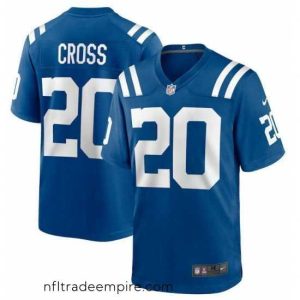 Stunning Men's Nike Indianapolis Colts Nick Cross #20 Blue F.U.S.E Stitched NFL Jersey