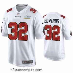 Alluring Mike Edwards Buccaneers White Super Bowl Lv Game Fashion Jersey