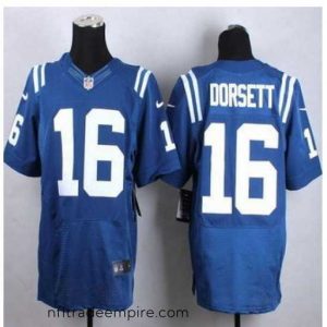 Exquisite New Indianapolis Colts #16 Phillip Dorsett Royal Blue Team Color Stitched NFL Elite Jersey