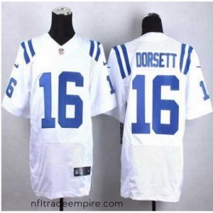 Exquisite New Indianapolis Colts #16 Phillip Dorsett White Stitched NFL Elite Jersey