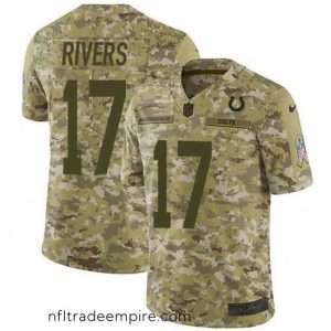 Stunning Nike Colts 17 Philip Rivers Camo Stitched NFL Limited 2018 Salute To Service Jersey