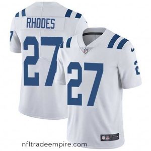 Charming Nike Colts 27 Xavier Rhodes White Stitched NFL Vapor Untouchable Limited Jersey