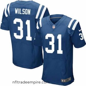 Delightful Nike Colts #31 Quincy Wilson Royal Blue Team Color Mens Stitched NFL Elite Jersey