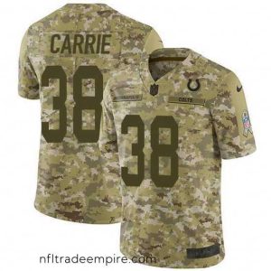Charming Nike Colts 38 T J  Carrie Camo Stitched NFL Limited 2018 Salute To Service Jersey