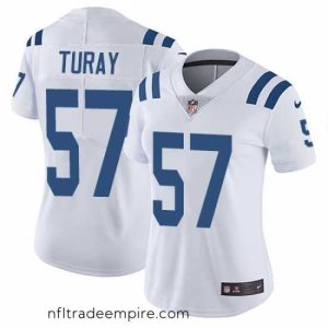 Magnificent Nike Colts #57 Kemoko Turay White Womens Stitched NFL Vapor Untouchable Limited Jersey