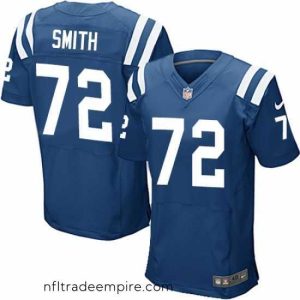 Charming Nike Colts #72 Braden Smith Royal Blue Team Color Mens Stitched NFL Elite Jersey