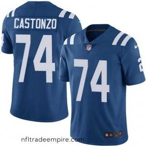 Charming Nike Colts 74 Anthony Castonzo Royal Blue Team Color Stitched NFL Vapor Untouchable Limited Jersey