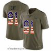 Alluring Nike Colts 91 Sheldon Day Olive USA Flag Stitched NFL Limited 2017 Salute To Service Jersey