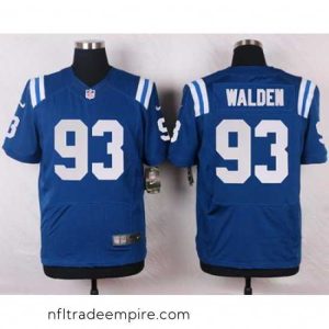 Magnificent Nike Colts #93 Erik Walden Royal Blue Team Color Mens Stitched NFL Elite Jersey