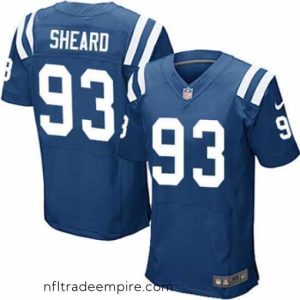 Stunning Nike Colts #93 Jabaal Sheard Royal Blue Team Color Mens Stitched NFL Elite Jersey