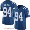 Superb Nike Colts #94 Tyquan Lewis Royal Blue Mens Stitched NFL Limited Rush Jersey