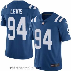 Delightful Nike Colts #94 Tyquan Lewis Royal Blue Team Color Mens Stitched NFL Vapor Untouchable Limited Jersey