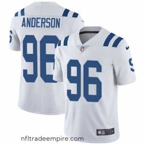 Delightful Nike Colts #96 Henry Anderson White Mens Stitched NFL Vapor Untouchable Limited Jersey