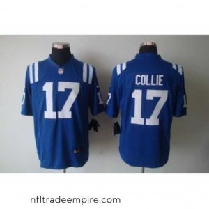 Charming Nike Indianapolis Colts 17 Austin Collie Blue Limited NFL Jersey