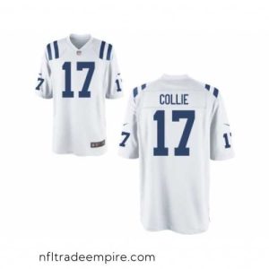 Charming Nike Indianapolis Colts 17 Austin Collie White Game NFL Jersey