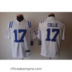 Irresistible Nike Indianapolis Colts 17 Austin Collie White Limited NFL Jersey