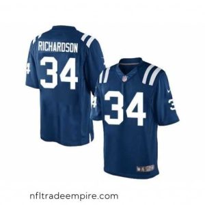 Delightful Nike Indianapolis Colts 34 Trent Richardson Blue Limited NFL Jersey