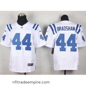 Irresistible Nike Indianapolis Colts 44 Ahmad Bradshaw White Elite NFL Jersey