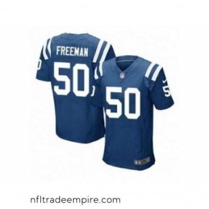 Irresistible Nike Indianapolis Colts 50 Jerrell Freeman blue Elite NFL Jersey