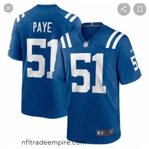 Irresistible Nike Indianapolis Colts 51 Kwity Paye Royal Vapor Untouchable Limited Jersey