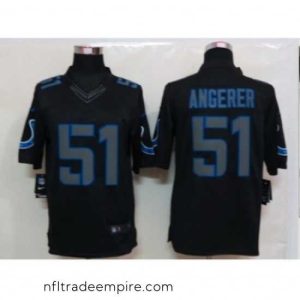 Irresistible Nike Indianapolis Colts 51 Pat Angerer Black Limited Impact NFL Jersey