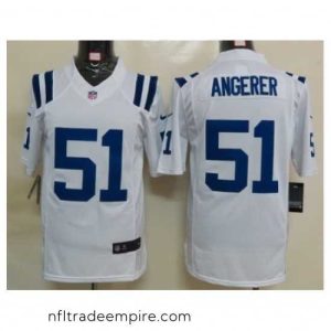 Enchanting Nike Indianapolis Colts 51 Pat Angerer White Limited NFL Jersey