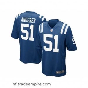 Gorgeous Nike Indianapolis Colts 51 Pat Angerer blue Game NFL Jersey