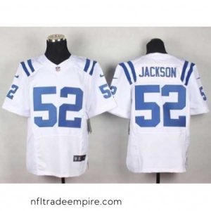 Alluring Nike Indianapolis Colts 52 D?￠a??a?￠Qwell Jackson White Elite NFL Jersey