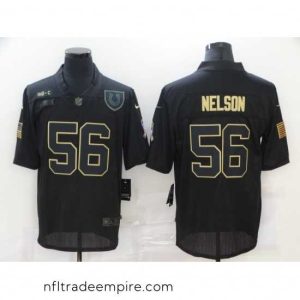 Irresistible Nike Indianapolis Colts 56 Quenton Nelson Black 2020 Salute To Service Limited Jersey