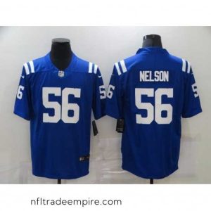Magnificent Nike Indianapolis Colts 56 Quenton Nelson Royal Color Rush Limited Jersey