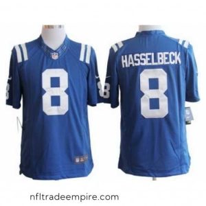 Delightful Nike Indianapolis Colts 8 Matt Hasselbeck Blue Limited NFL Jersey