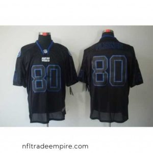 Stunning Nike Indianapolis Colts 80 Coby Fleener Black Elite Lights Out NFL Jersey