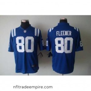 Charming Nike Indianapolis Colts 80 Coby Fleener Blue Limited NFL Jersey