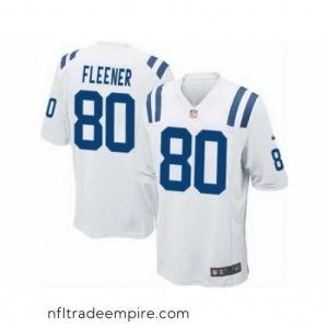 Stunning Nike Indianapolis Colts 80 Coby Fleener White Game NFL Jersey