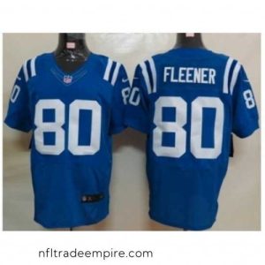 Charming Nike Indianapolis Colts 80 Coby Fleener blue Elite NFL Jersey