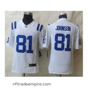 Delightful Nike Indianapolis Colts 81 Andre Johnson white Limited Jersey