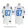 Superb Nike Indianapolis Colts 87 Reggie Wayne White Game NFL Jersey