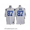 Stunning Nike Indianapolis Colts 87 Reggie wayne white Limited NFL Jersey