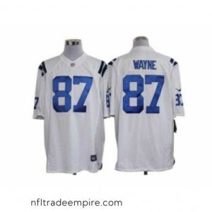 Stunning Nike Indianapolis Colts 87 Reggie wayne white Limited NFL Jersey
