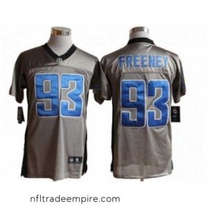 Magnificent Nike Indianapolis Colts 93 Dwight Freeney Grey Elite Shadow NFL Jersey