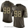 Superb Nike Indianapolis Colts #98 Robert Mathis Green 27s Stitched NFL Limited Salute to Service Jersey