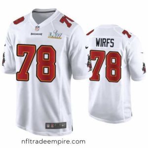 Magnificent Tristan Wirfs Buccaneers White Super Bowl Lv Game Fashion Jersey