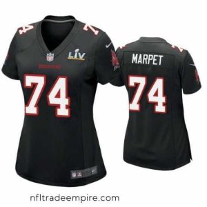 Gorgeous Ali Marpet Buccaneers Black Super Bowl Lv Game Fashion Jersey
