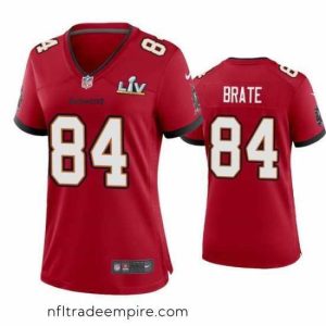 Gorgeous Cameron Brate Buccaneers Red Super Bowl Lv Game Jersey