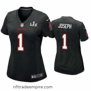 Gorgeous Greg Joseph Buccaneers Black Super Bowl Lv Game Fashion Jersey