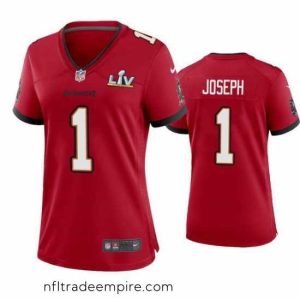 Exquisite Greg Joseph Buccaneers Red Super Bowl Lv Game Jersey
