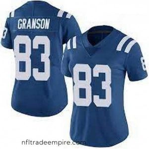 Exquisite Indianapolis 83 Indianapolis Colts Kylen Granson Blue Jersey