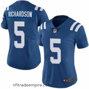 Enchanting Indianapolis Colts 5 Anthony Richardson Blue 2024 F.U.S.E Vapor Limited Stitched Football Jersey