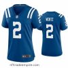 Alluring Indianapolis Colts Carson Wentz 2 Blue Vapor Limited Jersey